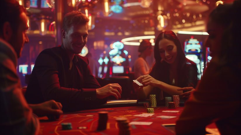 Live casino dealer streaming baccarat table on niceph login for Philippine players