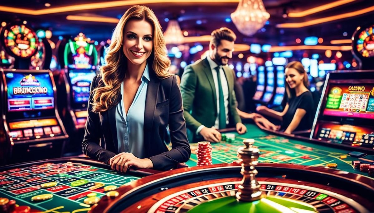 Casino section with table games and card games on niceph login